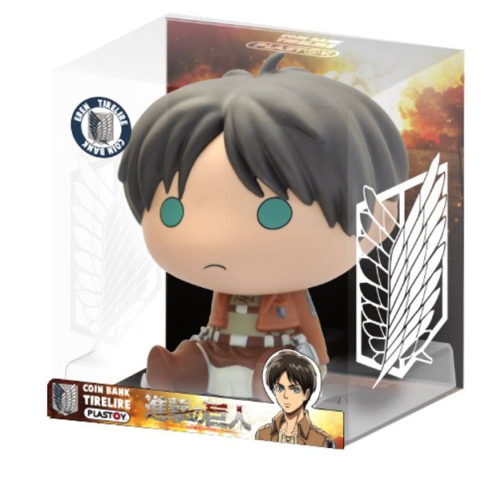 ATTAQUE DES TITANS - Figurine-tirelire Eren 15 cm