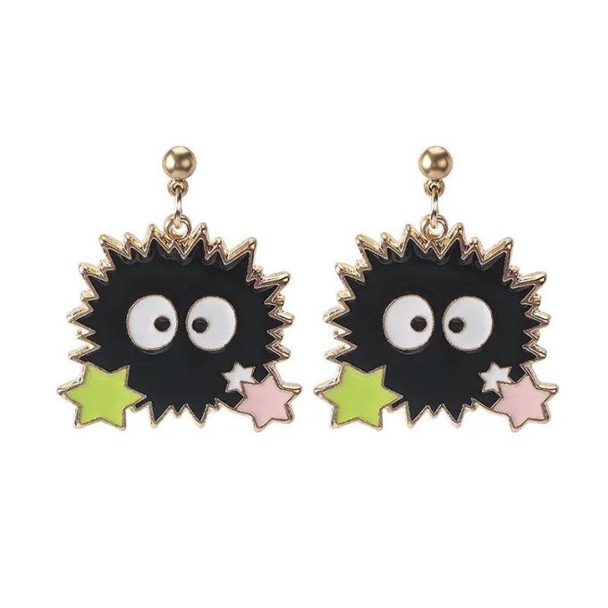 Ghibli Noiraudes Boucles Oreilles