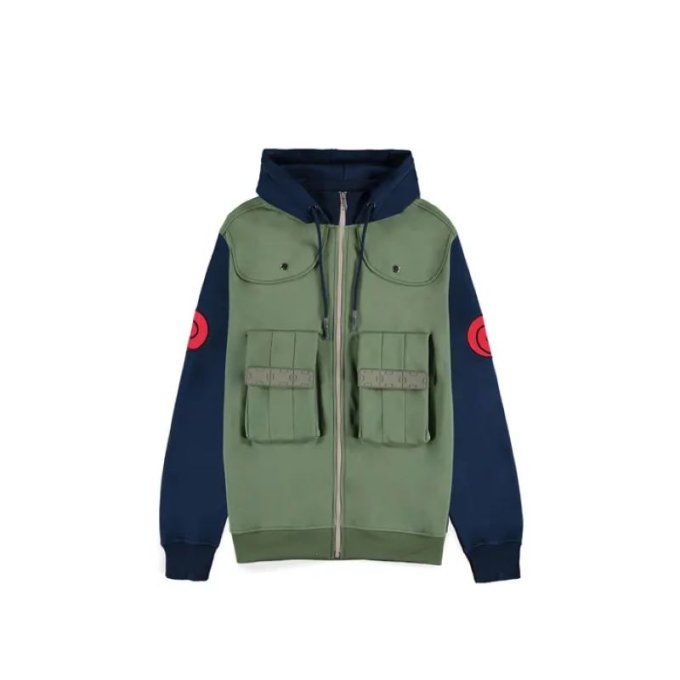 NARUTO SHIPPUDEN - Kakashi Hatake - Sweat zippé à capuche