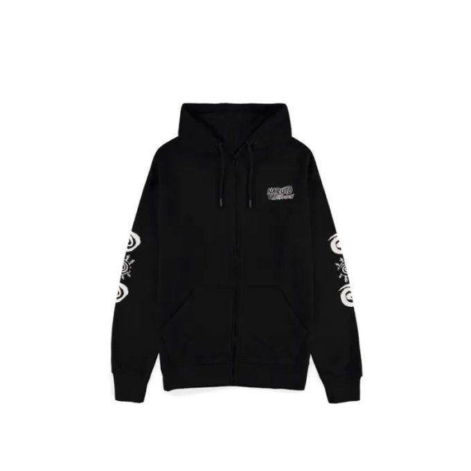 NARUTO SHIPPUDEN - Sweat zippé à capuche noir