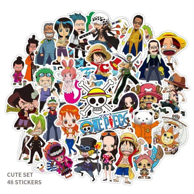 One Piece 50 autocollants