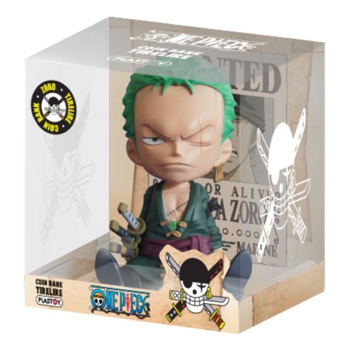 ONE PIECE - Figurine-tirelire Zoro 18 cm