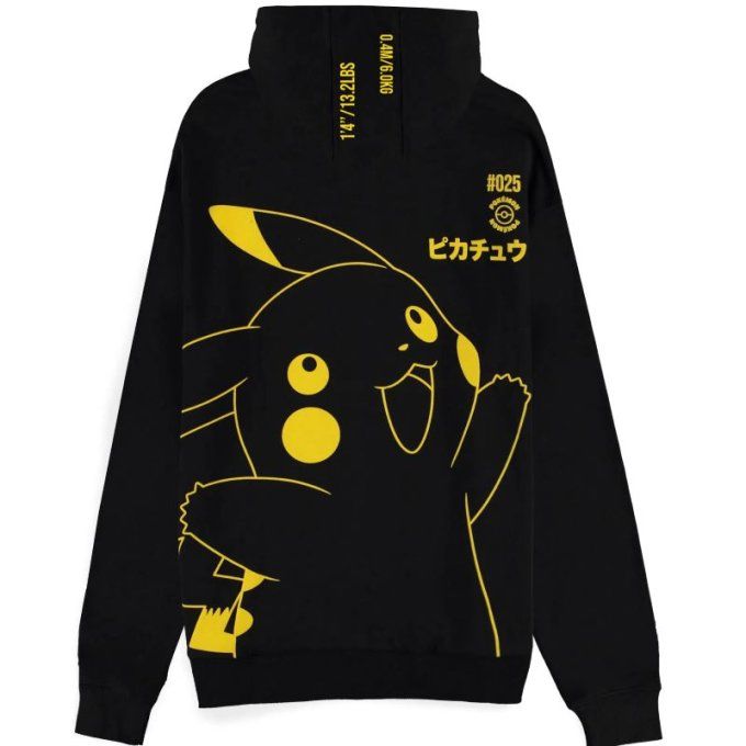 POKEMON - Pikachu - Sweat zippé à capuche