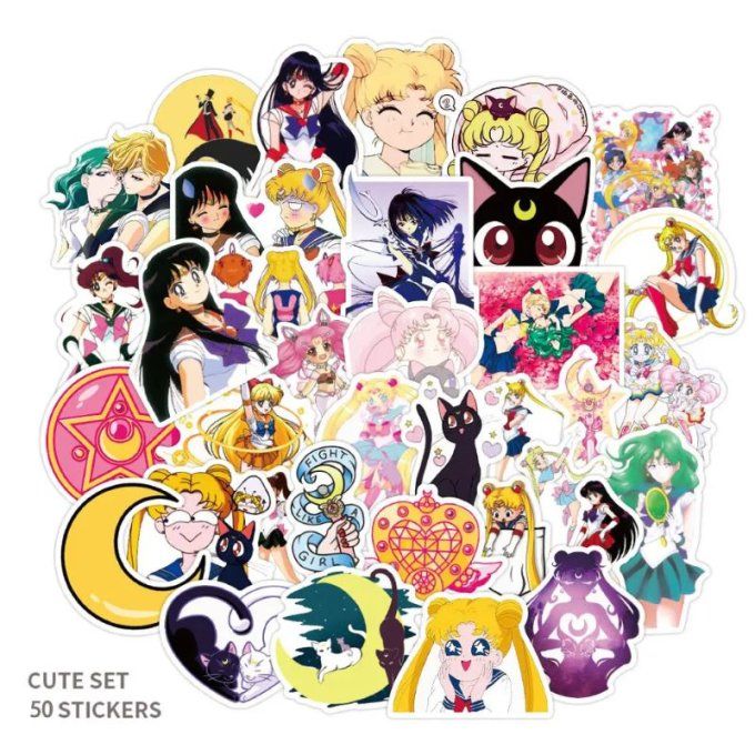 Sailor Moon 50 autocollants