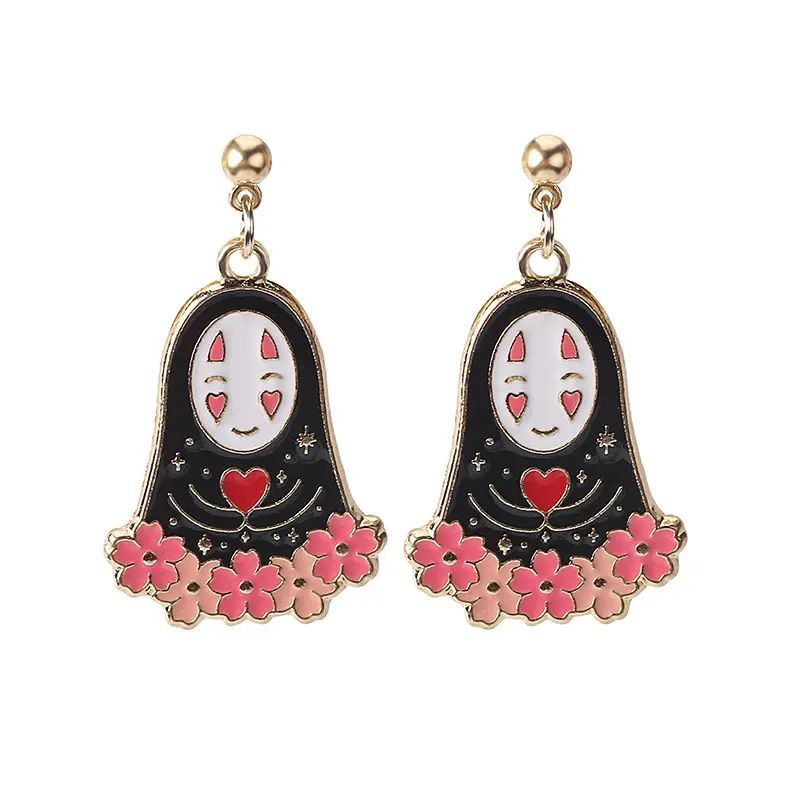 Ghibli No Face Man Boucles d'Oreilles